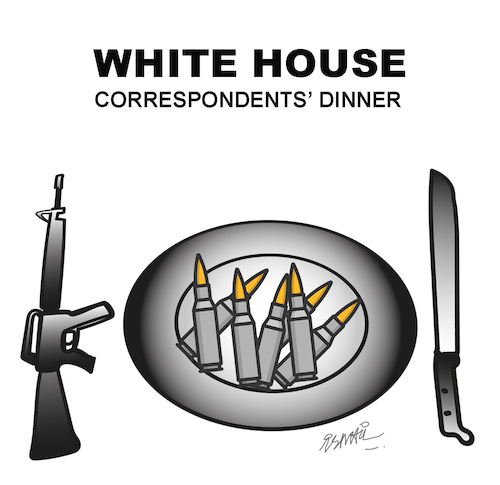 Cartoon: Dinner (medium) by ismail dogan tagged dinner