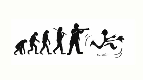 Cartoon: EVOLUTION !... (medium) by ismail dogan tagged evolution