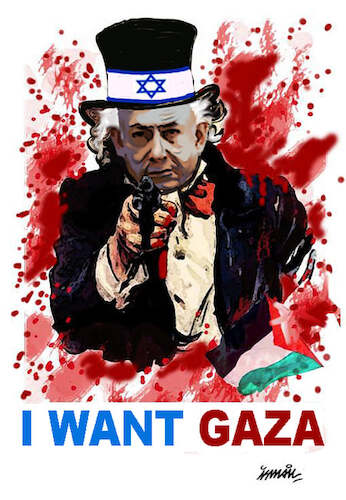 Cartoon: Gaza (medium) by ismail dogan tagged gaza