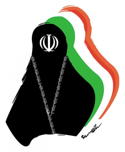 Cartoon: IRAN (medium) by ismail dogan tagged iran