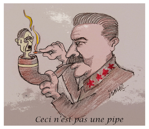 Cartoon: May 8 (medium) by ismail dogan tagged stalin