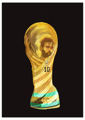 Cartoon: Messi (medium) by ismail dogan tagged messi