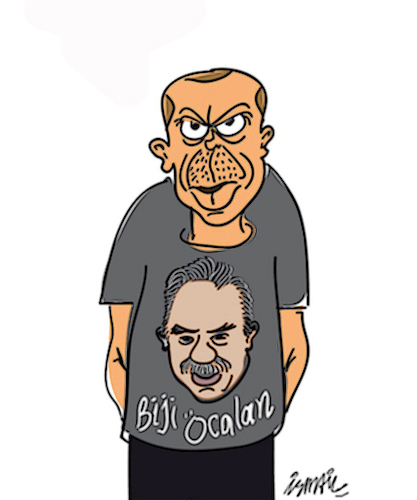 Cartoon: Öcalan (medium) by ismail dogan tagged öcalan