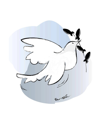Cartoon: PEACE !... (medium) by ismail dogan tagged peace