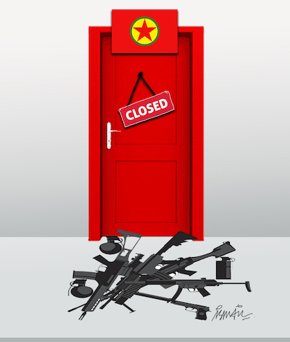 Cartoon: PKK (medium) by ismail dogan tagged pkk