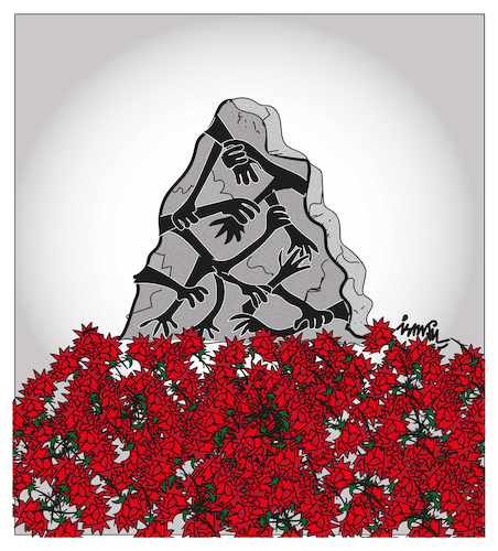 Cartoon: RIP (medium) by ismail dogan tagged earthquake