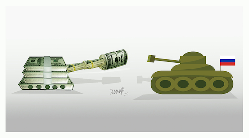 Cartoon: sanctions (medium) by ismail dogan tagged sanctions