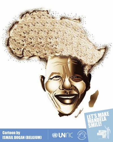 Cartoon: Smile for Mandela ! (medium) by ismail dogan tagged mandela
