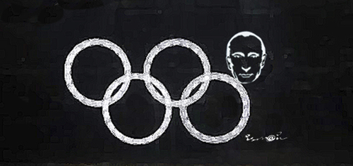 Cartoon: Sochi 2014 (medium) by ismail dogan tagged sochi,2014