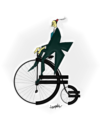 Cartoon: Eurocanbaz (medium) by ismail dogan tagged euro