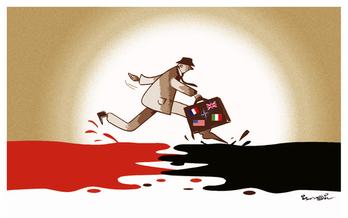 Cartoon: THE DAY AFTER !... (medium) by ismail dogan tagged libya