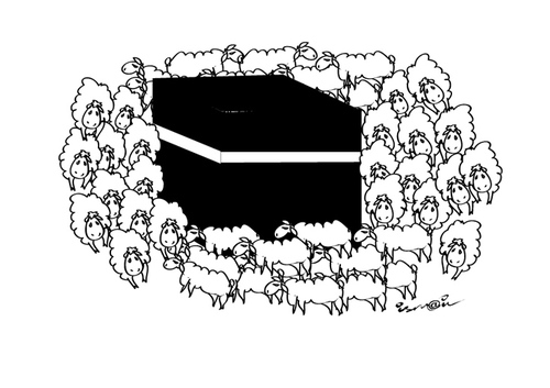 Cartoon: the feast of sacrifice ! (medium) by ismail dogan tagged sacrifice
