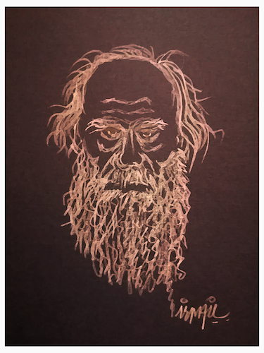 Cartoon: Tolstoi (medium) by ismail dogan tagged tolstoi
