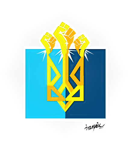 Cartoon: Ukraine revolt.. (medium) by ismail dogan tagged ukraine