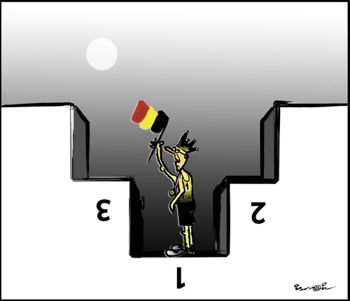 Cartoon: WORLD RECORD !... (medium) by ismail dogan tagged belgium