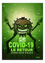 Cartoon: COVID-19 (small) by ismail dogan tagged corona