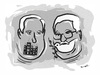 Cartoon: DIALOGUE FOR PEACE  !.. (small) by ismail dogan tagged talks