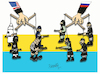 Cartoon: foreign fighters (small) by ismail dogan tagged ukraine,war