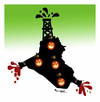 Cartoon: HALLOWEEN  IN  IRAQ (small) by ismail dogan tagged halloween in iraq