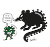 Cartoon: Hantavirus (small) by ismail dogan tagged hantavirus