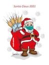 Cartoon: Merry Christmas (small) by ismail dogan tagged santa,claus