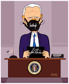 Cartoon: new presidential decree (small) by ismail dogan tagged biden,decree