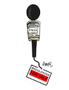 Cartoon: Press (small) by ismail dogan tagged media