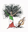 Cartoon: Remember (small) by ismail dogan tagged iran