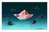 Cartoon: SHARKS !.. (small) by ismail dogan tagged sharks