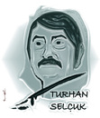 Cartoon: TURHAN SELCUK (small) by ismail dogan tagged turhan,selcuk