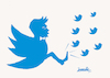 Cartoon: Twitter (small) by ismail dogan tagged elon,musk