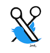 Cartoon: Twitter (small) by ismail dogan tagged twitter