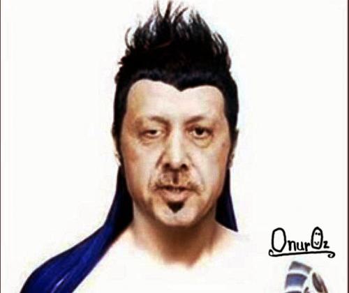 Cartoon: Hayko Tayyip xD (medium) by OnurÖz tagged collage,onuröz,haykotayyipxd,berlin,wahi,merkel,world