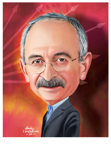 Cartoon: kemal kilicdaroglu (medium) by Halil I YILDIRIM tagged portreler