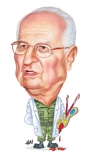 Cartoon: Kenan Evren (medium) by Halil I YILDIRIM tagged emekli,general