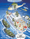 Cartoon: mavi marmara (small) by Halil I YILDIRIM tagged güncel,karikatür