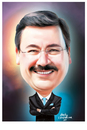 Cartoon: Melih Gökcek (small) by Halil I YILDIRIM tagged baskan