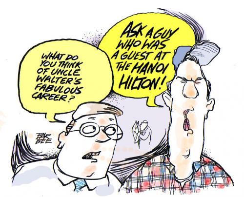 Cartoon: ANCHOR MAN (medium) by barbeefish tagged rip