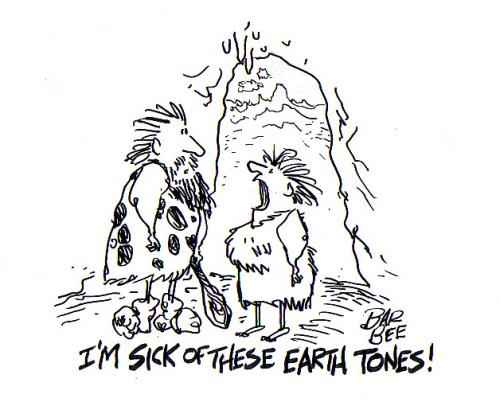 Cartoon: cave (medium) by barbeefish tagged decorating,