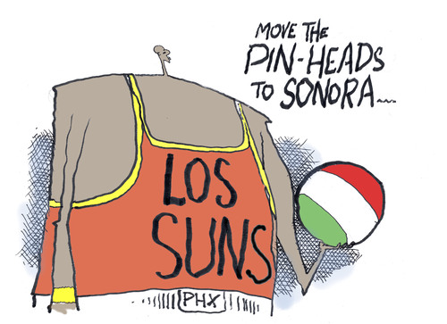 Cartoon: clueless (medium) by barbeefish tagged arizona