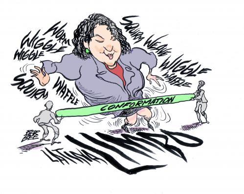 Cartoon: DANCING WITH LAWS (medium) by barbeefish tagged sotomayor