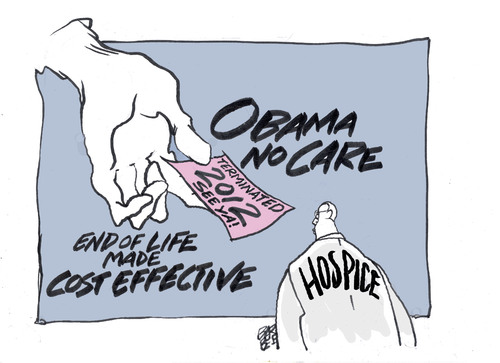 Cartoon: death (medium) by barbeefish tagged obama