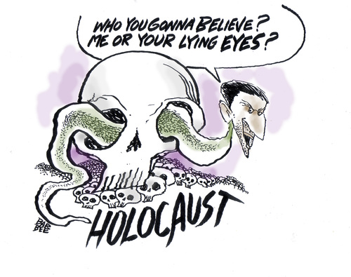Cartoon: holocaust (medium) by barbeefish tagged iran