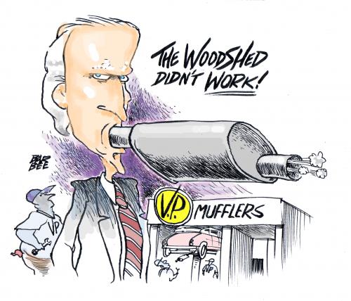 Cartoon: JOE BIDEN (medium) by barbeefish tagged gaffs