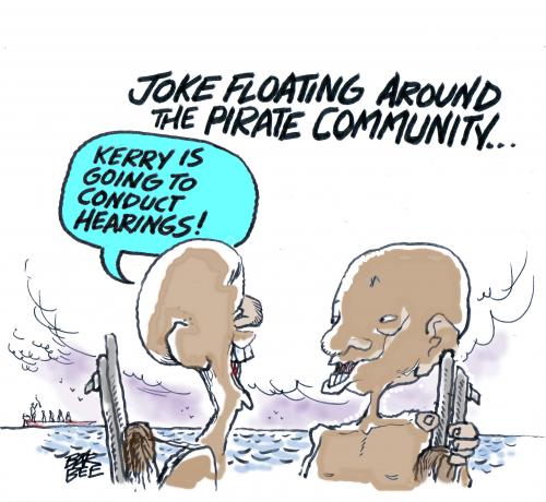 Cartoon: JOHN KERRY TO THE RESCUE (medium) by barbeefish tagged har