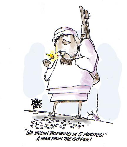 Cartoon: MCCAIN sez send em cigs (medium) by barbeefish tagged export