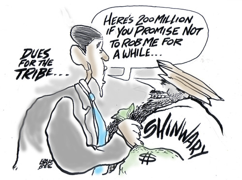Cartoon: payola (medium) by barbeefish tagged bribe