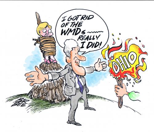Cartoon: political (medium) by barbeefish tagged wmd,