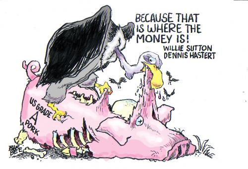 Cartoon: PORK (medium) by barbeefish tagged dennis,hastert