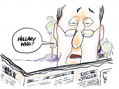 Cartoon: secretary of state (medium) by barbeefish tagged circling